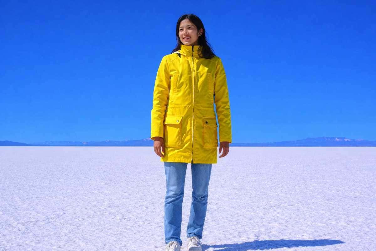 Летние парки для прохладной и сухой погоды Желтая женская летняя парка